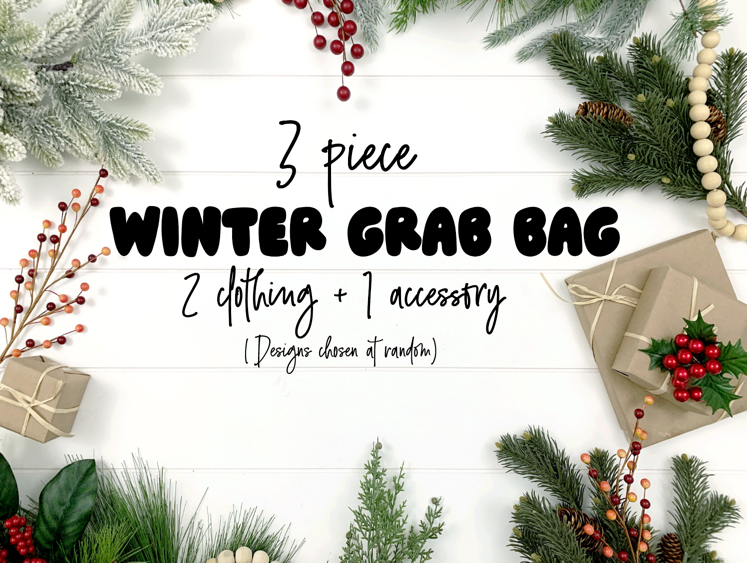 Winter Grab Bag - CHOOSE YOUR SIZE - 2 shirts & 1 accessory