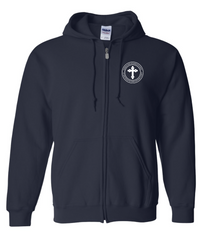 Navy Blue Zip Up w/Hood