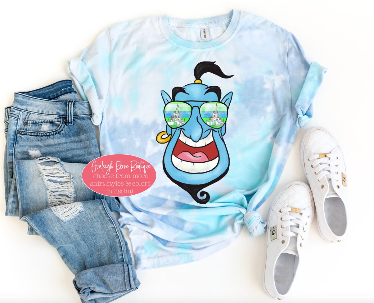 Genie Face - Best Day Ever Genie Shirt  - Disney Tie Dye Shirts -