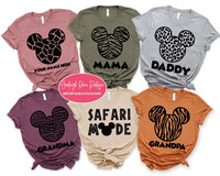 Custom Disney Safari Tees - Safari Mode Disney Shirts  - Animal Kingdom Shirts  - Family Safari Shirts