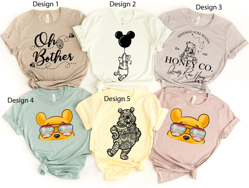 Winnie the Pooh Shirts - Family Disney Shirts  - Hundred Acre Woods Shirts - Group Shirts