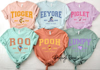 Winnie The Pooh Shirts, Disney Winnie The Pooh, Tiger, Piglet, Eeeyore, Disneyland Shirts, Disney Vacation Shirts, Disney Group Shirts