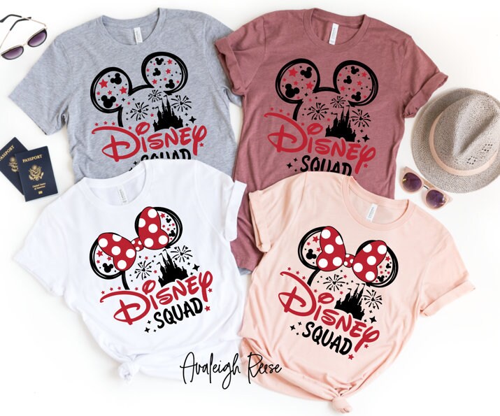 Disney Squad 2023 Mickey Minnie T-Shirt, Disney Squad Shirt, Disney Family Vacation Shirt, Disney 2023 Trip, Disney Group Shirts, Disney Tee